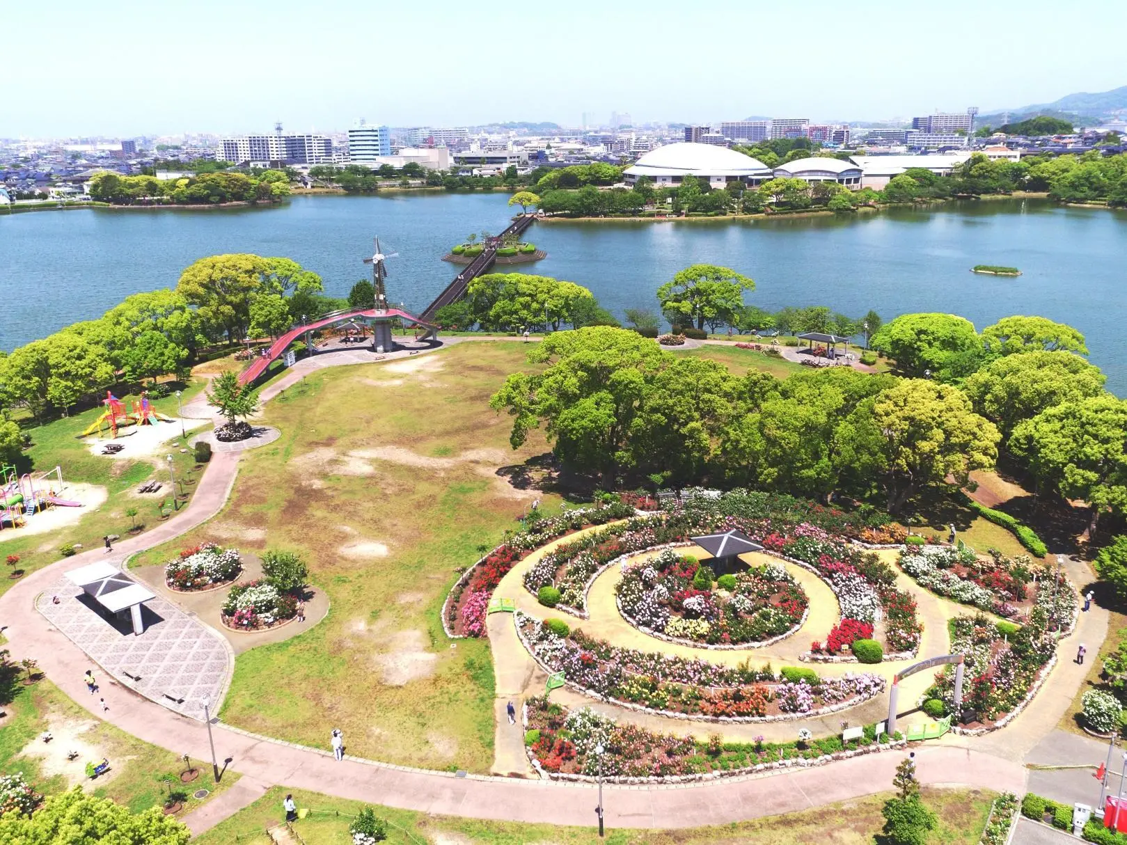 Papan nama Taman Kayoicho di Kasuya, Fukuoka