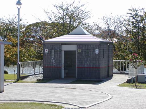 展望公園にあるトイレ